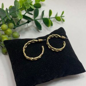 Hollow Out Simple Style Hoop Geometric Trendy Earrings For Women